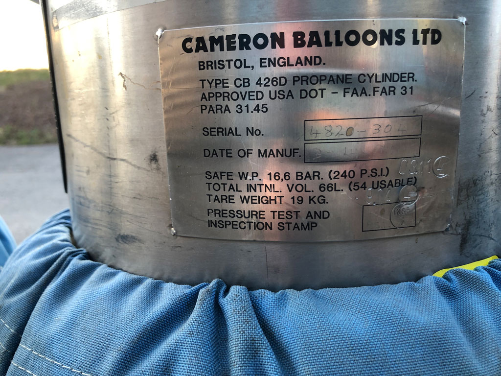 3x Cameron CB426 cylinder