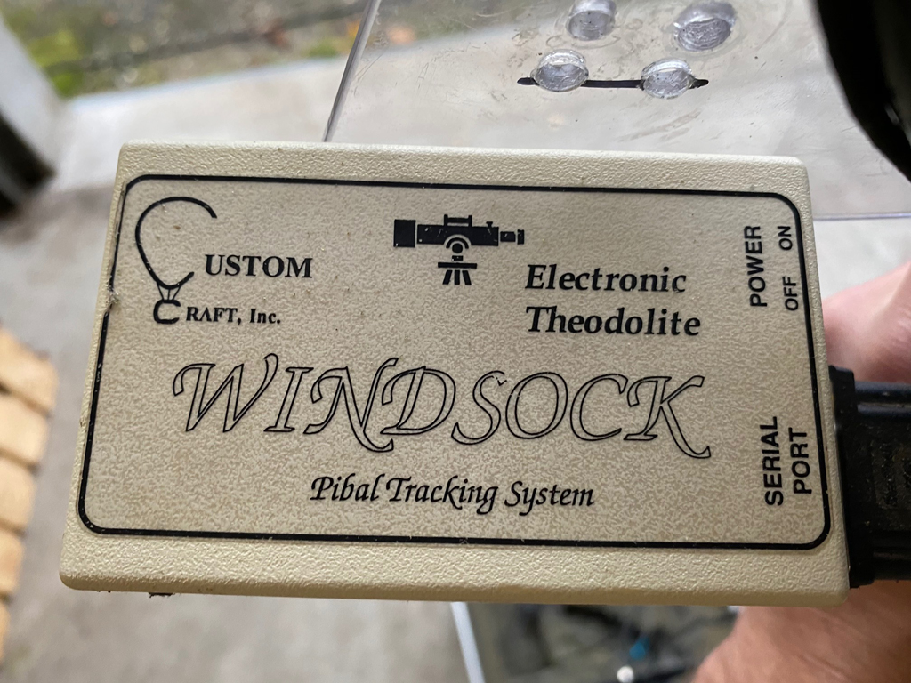 Windsock electronic pibal system