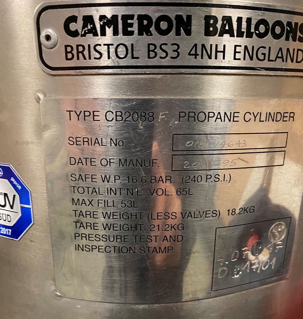 2x Cameron CB2088 cylinder