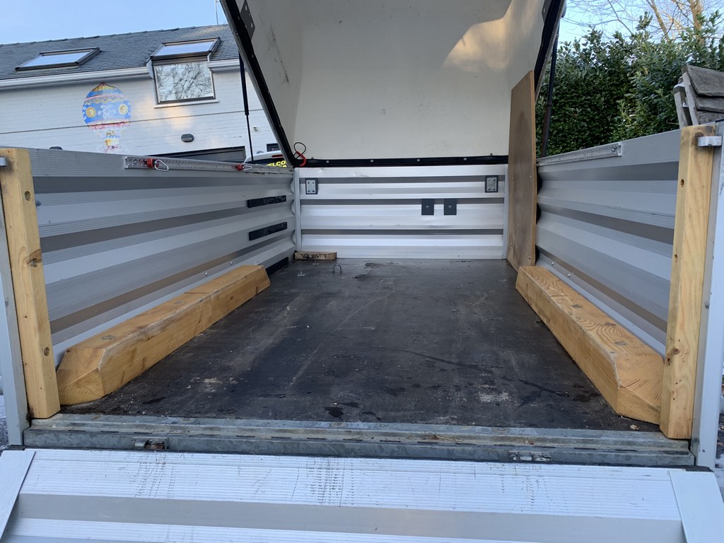 2.5m single axle Westfalia trailer
