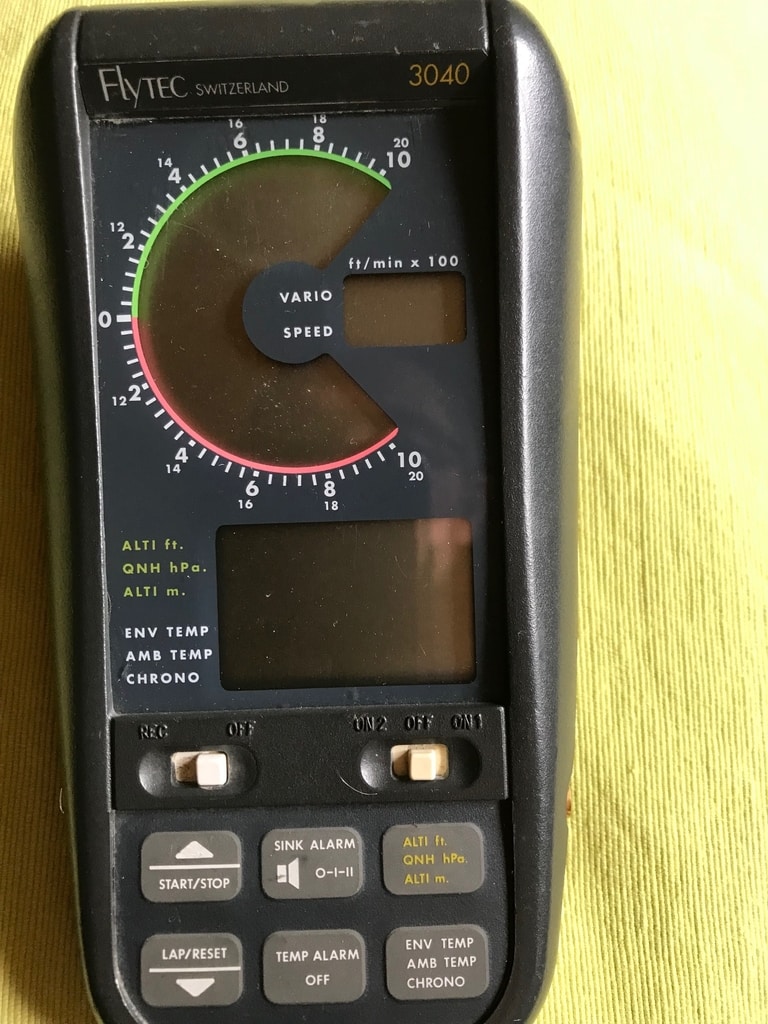 Flytec 3040 with TT34 temperature transmitter