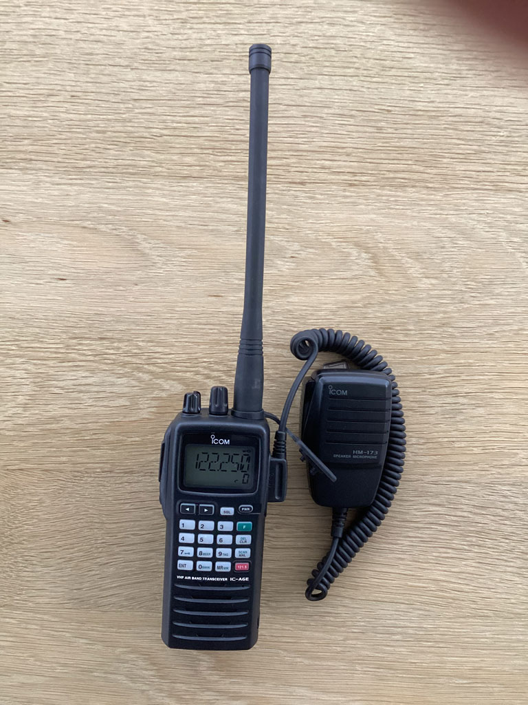 2x Icom IC-A6E with accessories