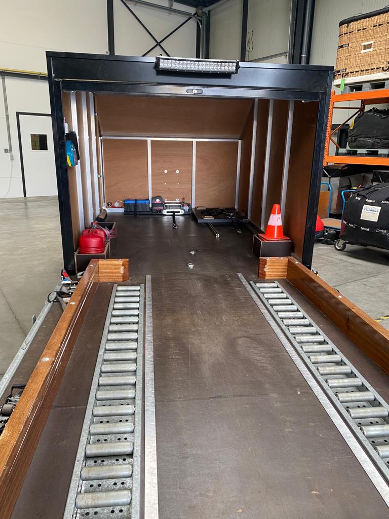 PAK Wagenbouw tandem axle 5.0m flatbed trailer