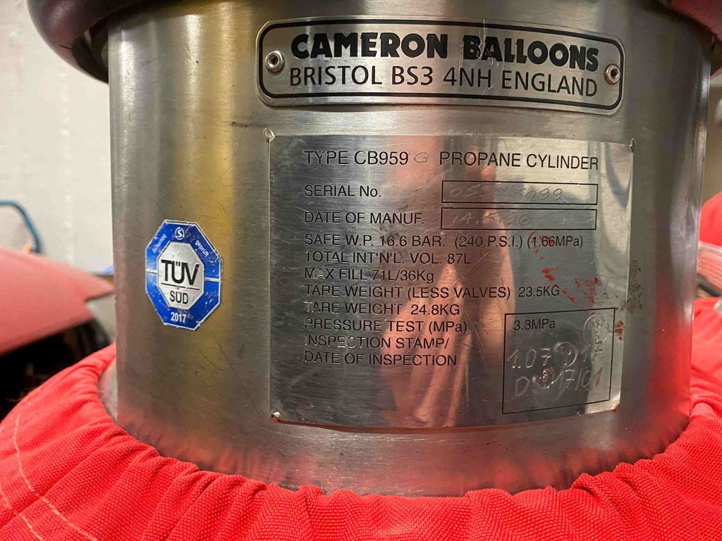 4x Cameron CB959 cylinder