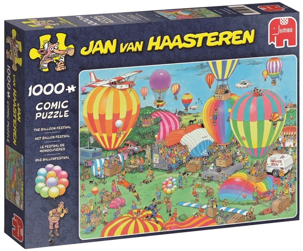 openbaar bezig voordeel Puzzle Van Haasteren Balloon Festival 1000 pcs | Pilot Shop Balloons4sale.eu