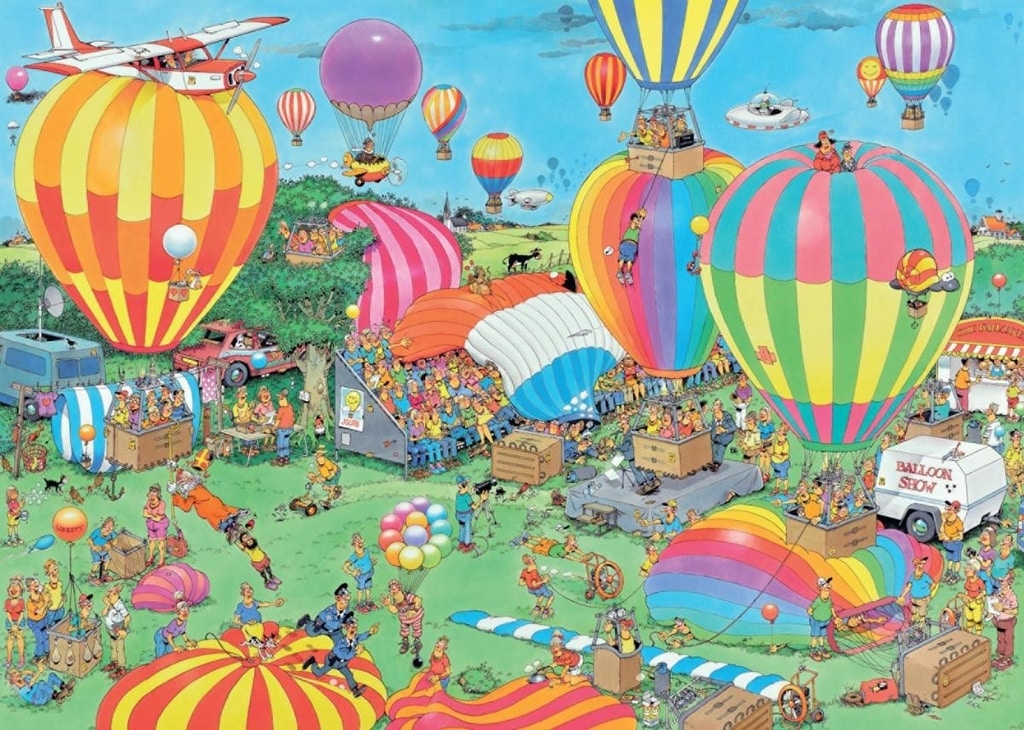 Puzzle Van Haasteren Balloon Festival 1000 pcs