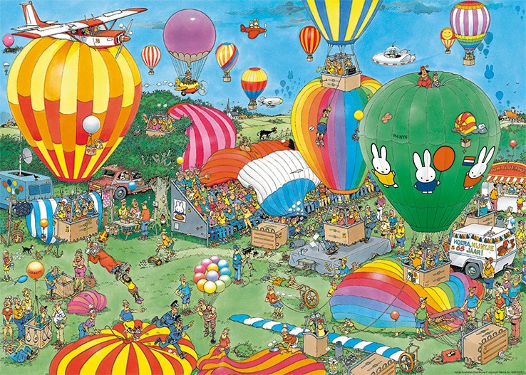Puzzle Van Haasteren Balloon Miffy 1000 pcs