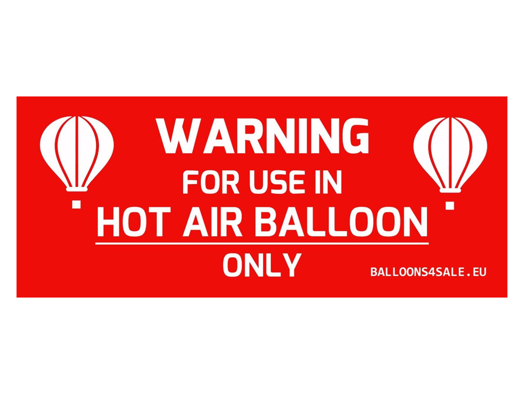 (Cylinder) Warning stickers